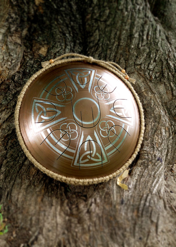 GUDA drum mini overtone Celtic Cross_005