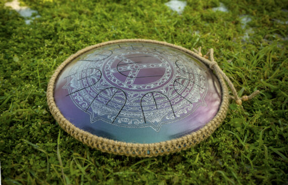 violet guda drum Overtone plus Peace 04