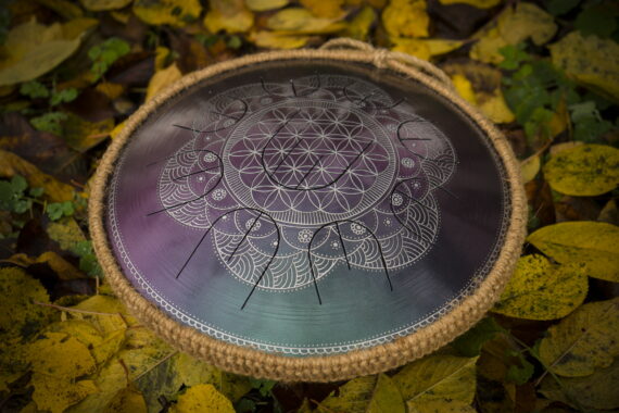 Violet MINI Overtone Plus Flower of life